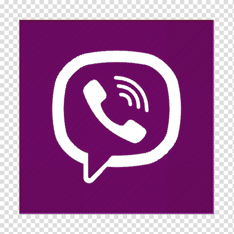 Viber icon Social Networks Logos icon, Violet, Magenta, Circle, Symbol transparent background PNG clipart
