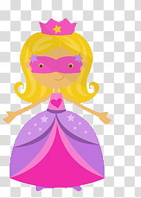 Super halloween parte , princess in pink and purple dress illustration transparent background PNG clipart