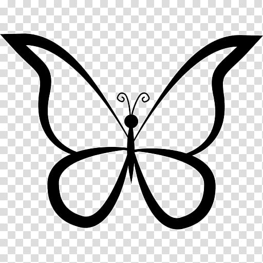 Butterfly, Insect, Monarch Butterfly, Outline, Presentation, Shape, Cabbage White, Clip Butterfly transparent background PNG clipart