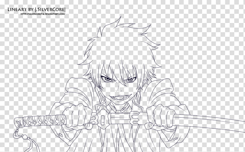 Okumura Rin, lineart transparent background PNG clipart