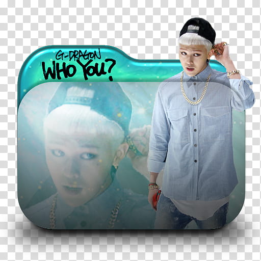 G dragon Who You Folder Icon ,  transparent background PNG clipart