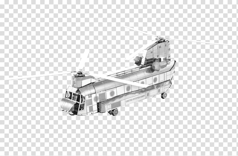 Cartoon Earth, Boeing Ch47 Chinook, Helicopter, Helicopter Rotor, Boeing Ah64 Apache, Boeing Chinook, Metal, Steel transparent background PNG clipart