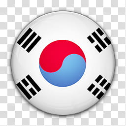 World Flag Icons, South Korea logo transparent background PNG clipart