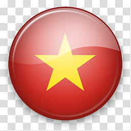 Asia Win, red and yellow star logo transparent background PNG clipart