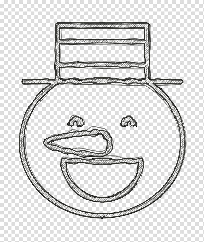 emoji icon emoticon man icon, Smile Icon, Smiley Icon, Snow Icon, Snowman Icon, White, Line Art, Mouth transparent background PNG clipart