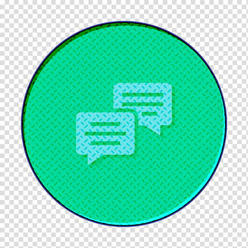bubble icon chat icon comment icon, Comments Icon, Green, Aqua, Turquoise, Line, Circle, Symbol transparent background PNG clipart