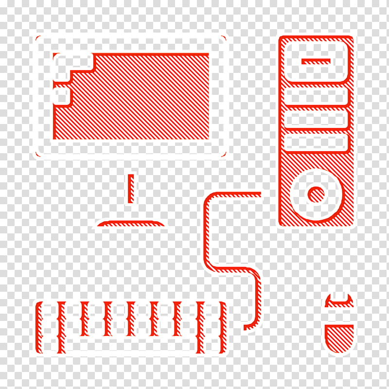 Keyboard icon Electronic Device icon Computer icon, Text, Red, Orange, Line, Diagram, Number transparent background PNG clipart