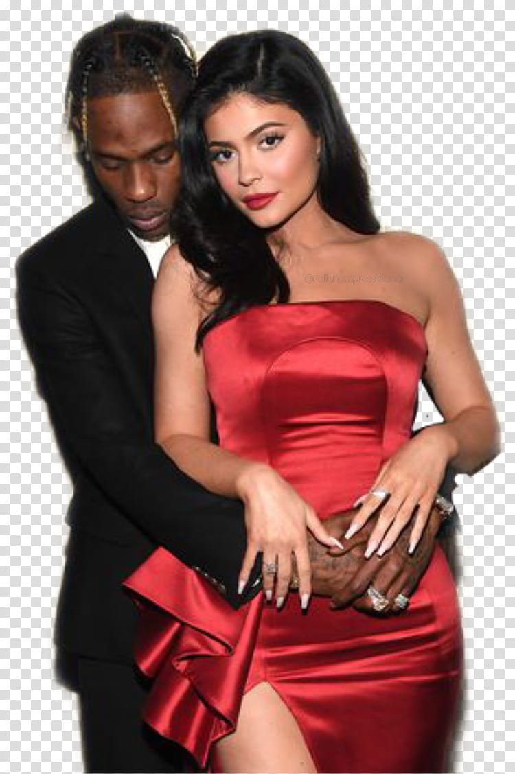 Kylie Jenner Travis Scott transparent background PNG clipart