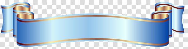 RES Large Blue Banner, blue ribbon transparent background PNG clipart