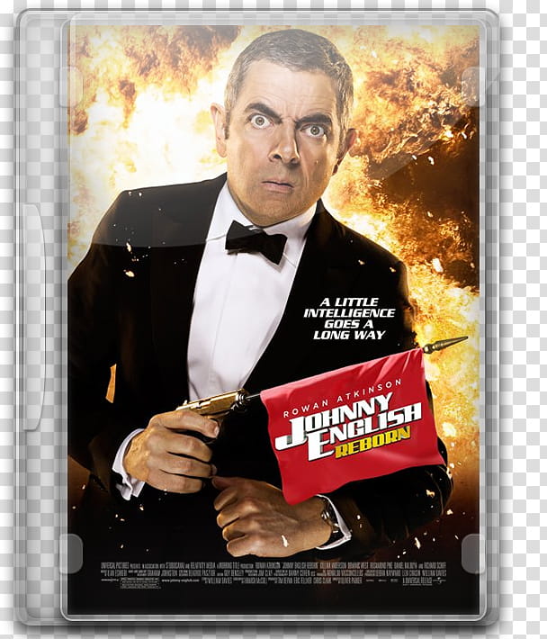 Johnny English Reborn  DVD Case Icon transparent background PNG clipart