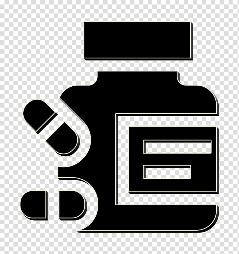 Medicine icon Plastic Surgery icon Drug icon, Text, Logo, Material Property, Symbol, Blackandwhite transparent background PNG clipart