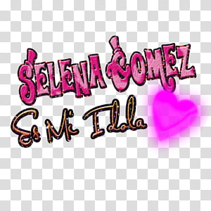 Selena Gomez texto transparent background PNG clipart thumbnail