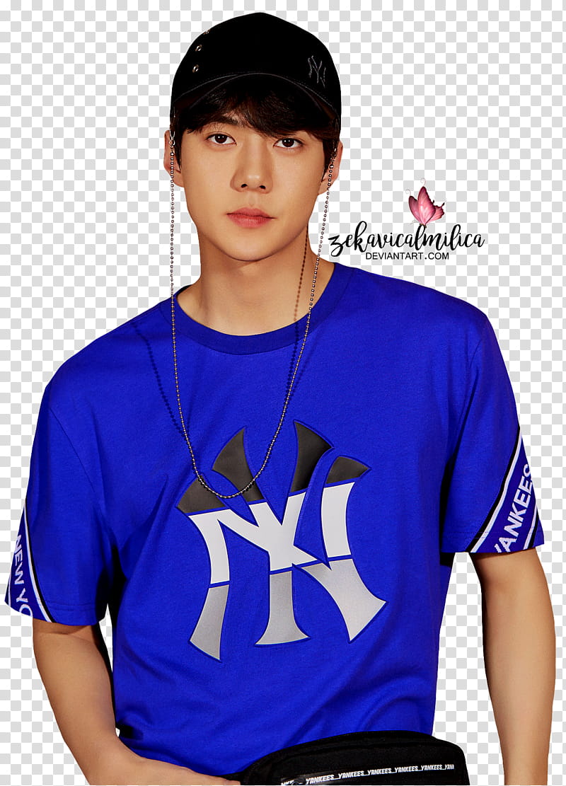 EXO Sehun MLB transparent background PNG clipart | HiClipart