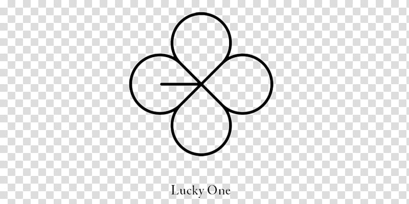 SHARE EXO Lucky One Logo, lucky one illustration transparent background PNG clipart