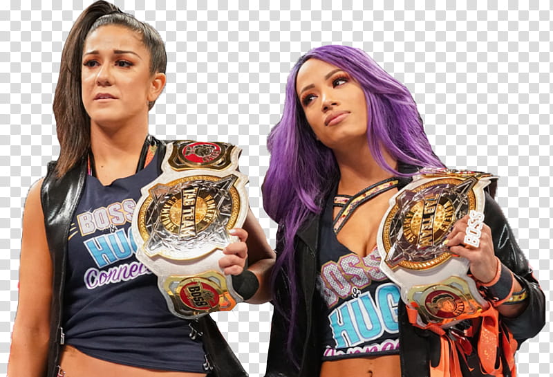 Sasha Banks and Bayley transparent background PNG clipart