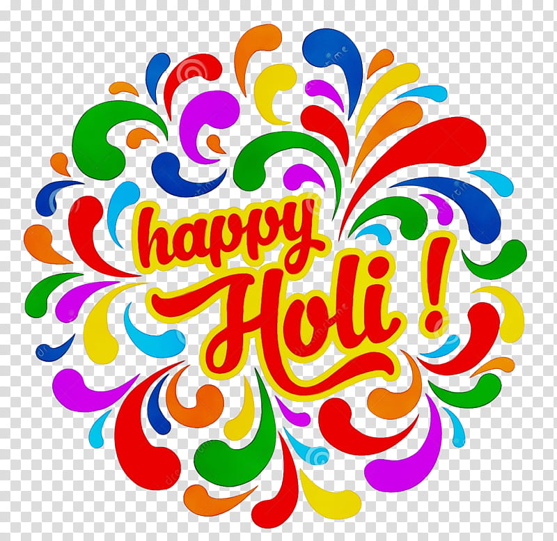 Holi, Drawing, Text transparent background PNG clipart