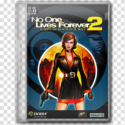 Game Icons , No-One-Lives-Forever-, No One Lives Forever  game case transparent background PNG clipart