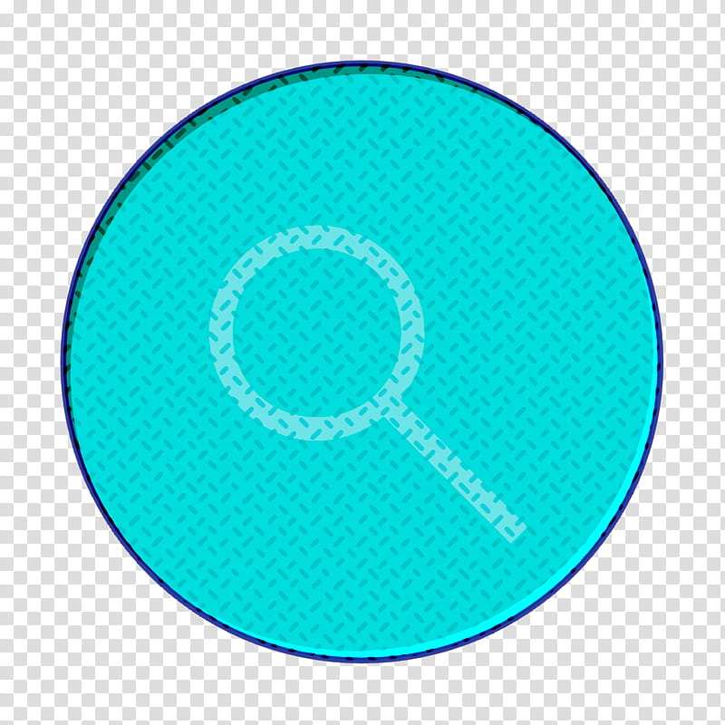 find icon magnifier icon search icon, View Icon, Zoom Icon, Zoom In Icon, Zoom Out Icon, Aqua, Turquoise, Circle transparent background PNG clipart