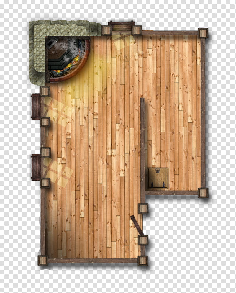Empty Structure, brown and grey wooden house floor plan illustration transparent background PNG clipart