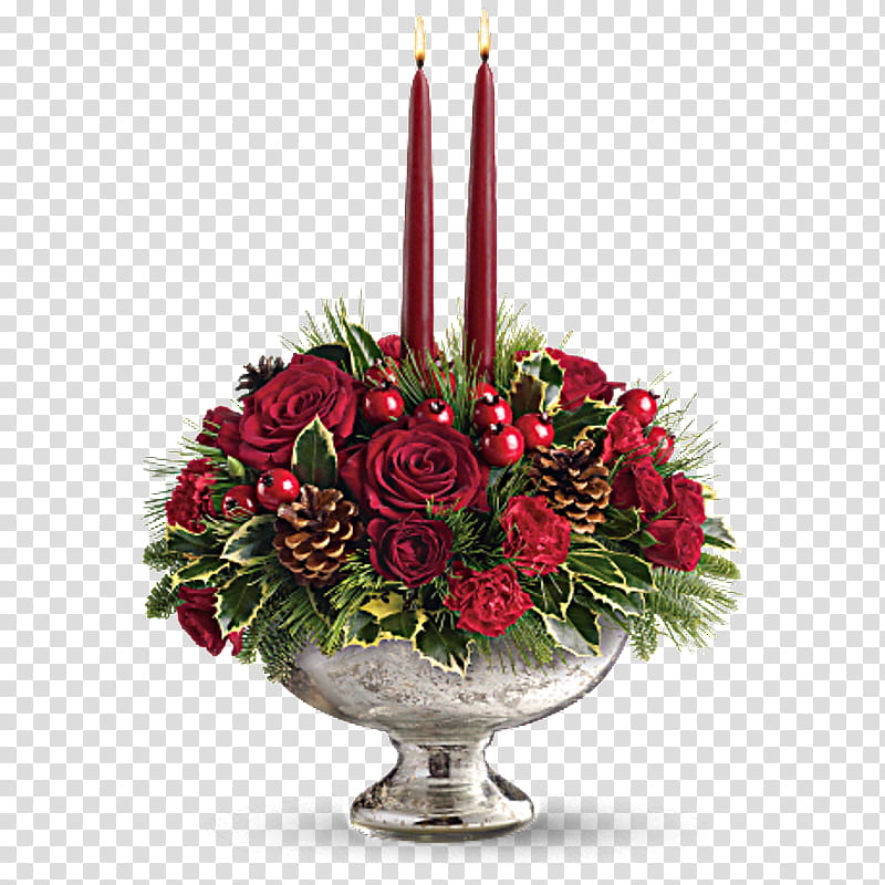 Christmas Tree Red, Centrepiece, Floristry, Christmas Day, Joulukukka, Flower, Flower Bouquet, Poinsettia transparent background PNG clipart
