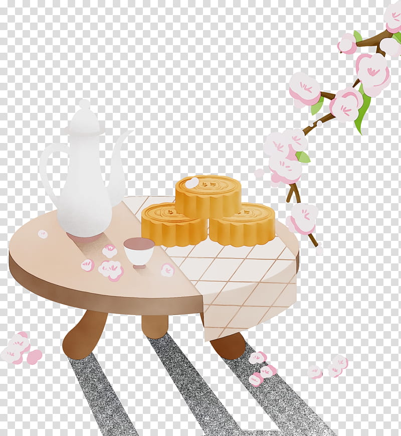 Watercolor, Paint, Wet Ink, Table, Cartoon, Furniture transparent background PNG clipart