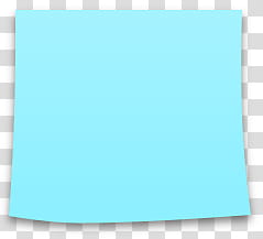 eXMac Final, teal sticky note transparent background PNG clipart