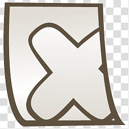 KOMIK Iconset , Delete, beige and black X illustration transparent background PNG clipart