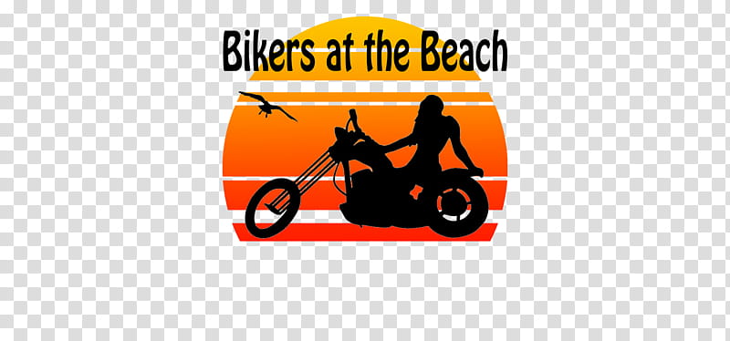 Beach, Motorcycle, Scooter, Motorcycle Rally, Daytona Beach, Logo, Orange, Text transparent background PNG clipart