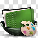 Sphere   , green folder on bowl transparent background PNG clipart