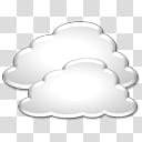 Aero Cyberskin Weather Release, two white clouds illustration transparent background PNG clipart