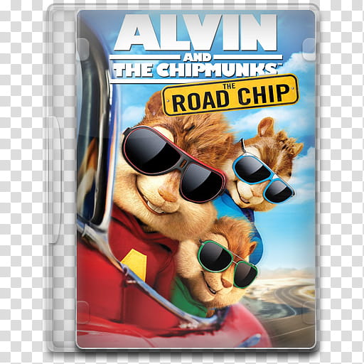 Movie Icon Mega , Alvin and the Chipmunks, The Road Chip, Alvin and the Chipmunks the road chip case transparent background PNG clipart