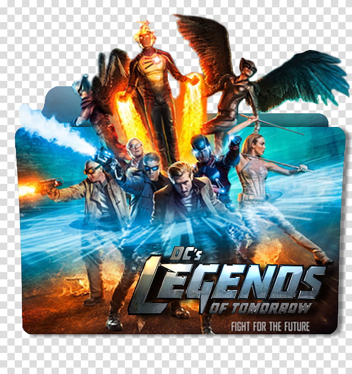 Dc Legends Of Tomorrow Serie Folders, DC's Legends of Tomorrow cover transparent background PNG clipart
