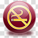 The Spherical Icon Set, no smoking, no smoking icon transparent background PNG clipart