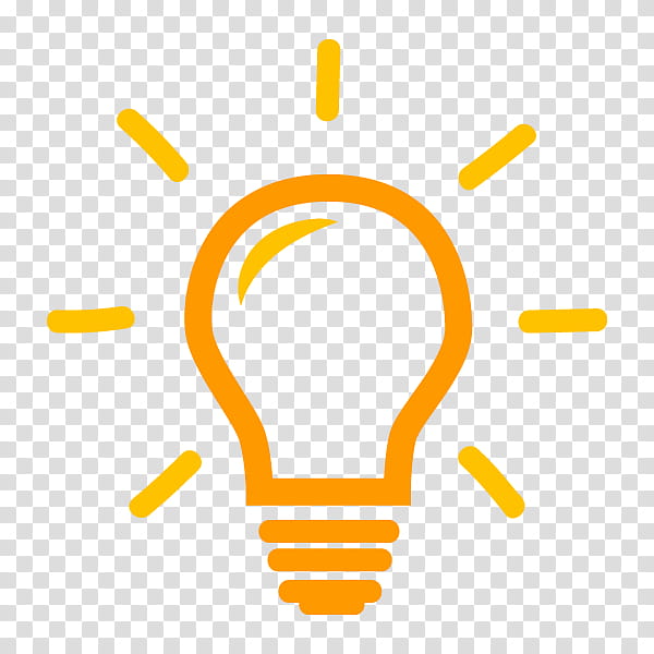 Light Bulb, Incandescent Light Bulb, LED Lamp, Lightemitting Diode, Yellow, Text, Orange, Line transparent background PNG clipart