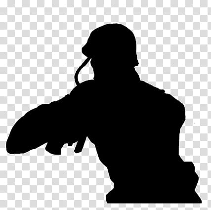 Army Soldiers Brush Set, silhouette of military man carrying gun transparent background PNG clipart