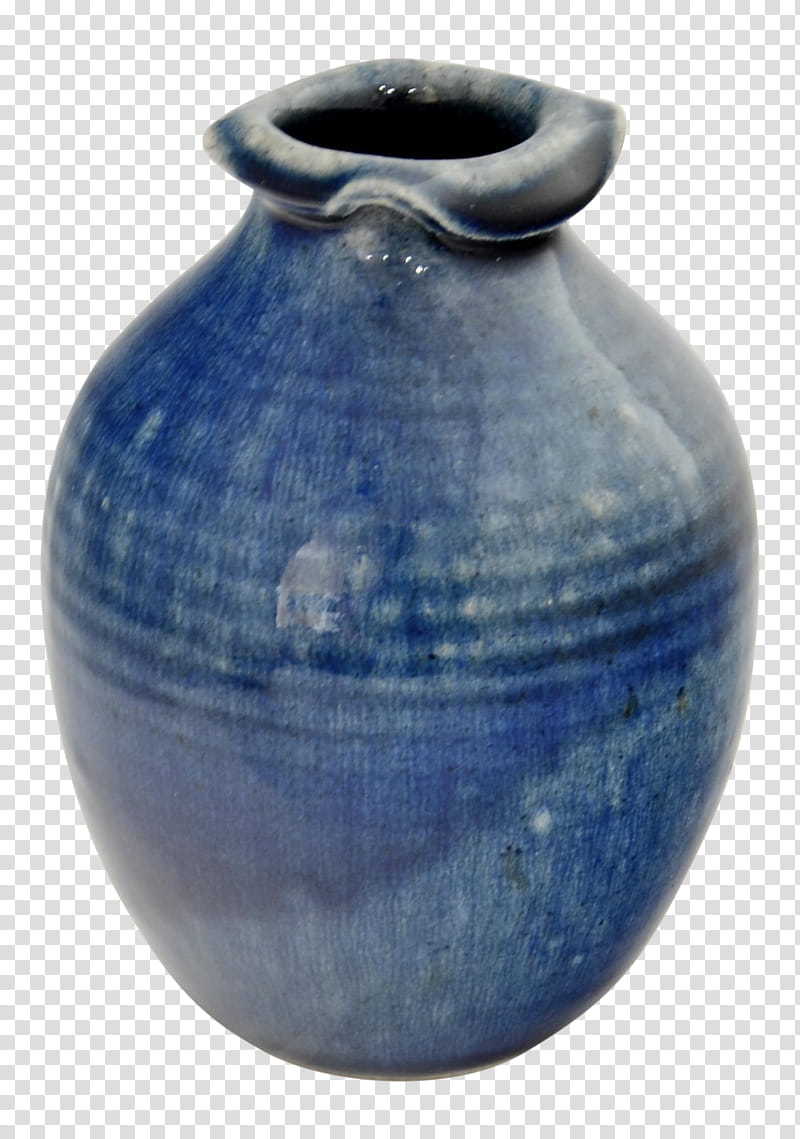 Vase Blue, Ceramic, Pottery, Cobalt Blue, Urn, Earthenware, Artifact transparent background PNG clipart