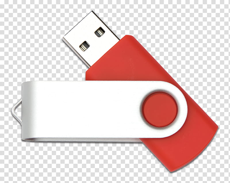 usb flash drive data storage device red technology electronic device, Flash Memory, Computer Component, Computer Data Storage transparent background PNG clipart