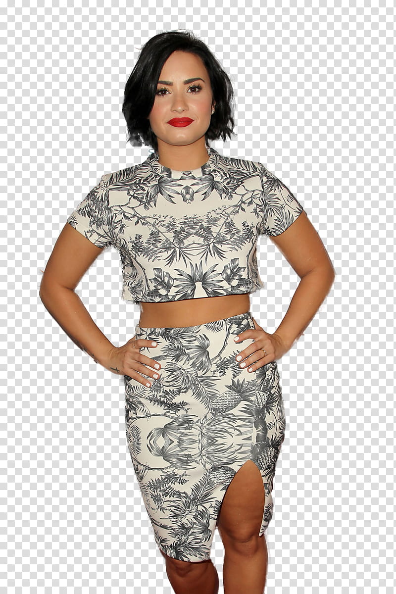 Demi Lovato  ,  transparent background PNG clipart