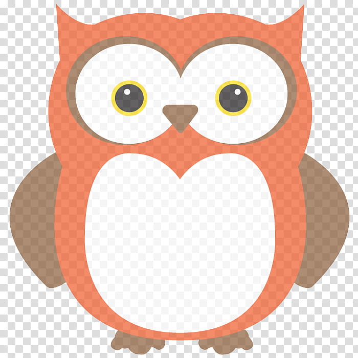 Orange, Owl, Cartoon, Bird, Bird Of Prey, Eastern Screech Owl transparent background PNG clipart
