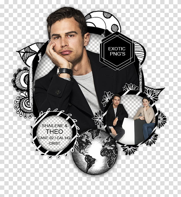 Theo James and Shailen, Shailene & Theo transparent background PNG clipart