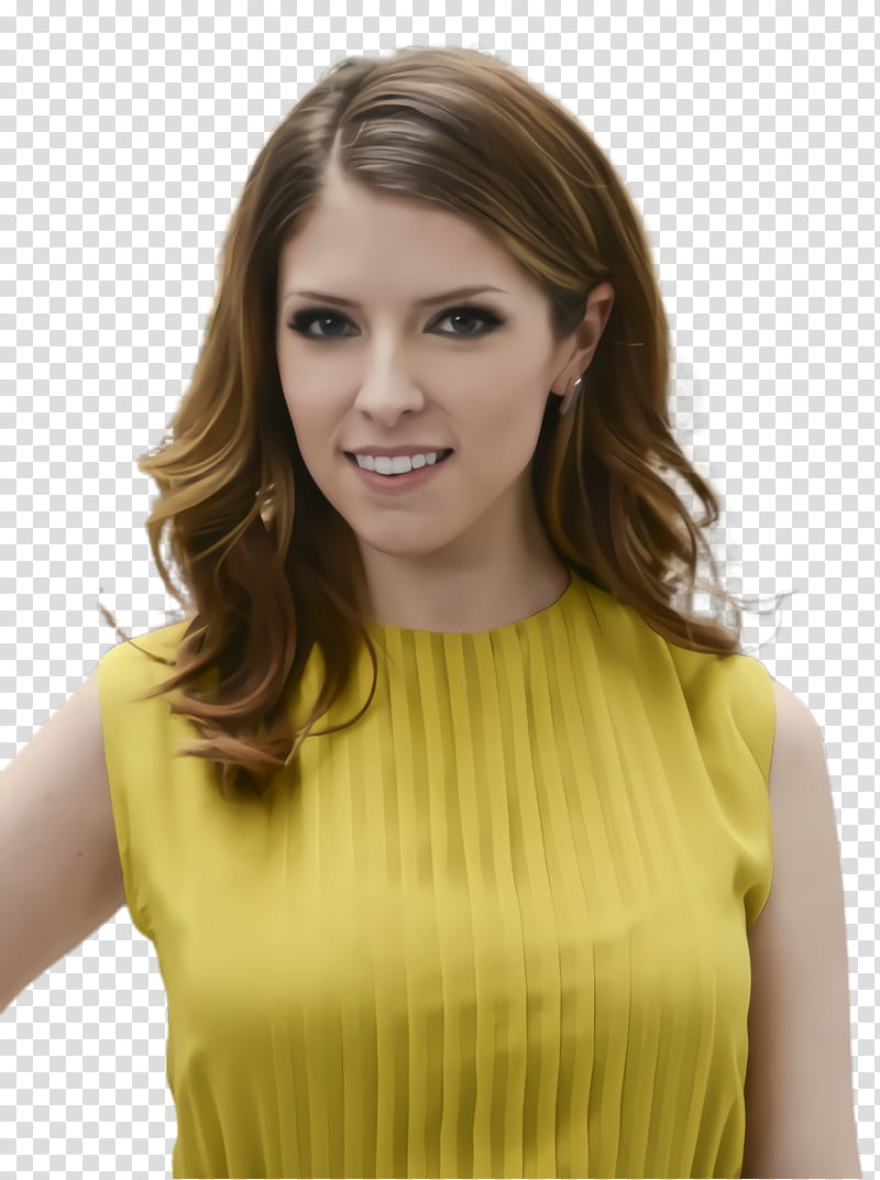 Hair, Anna Kendrick, Actress, Blond, Hair Coloring, Shoot, Yellow, Layered Hair transparent background PNG clipart