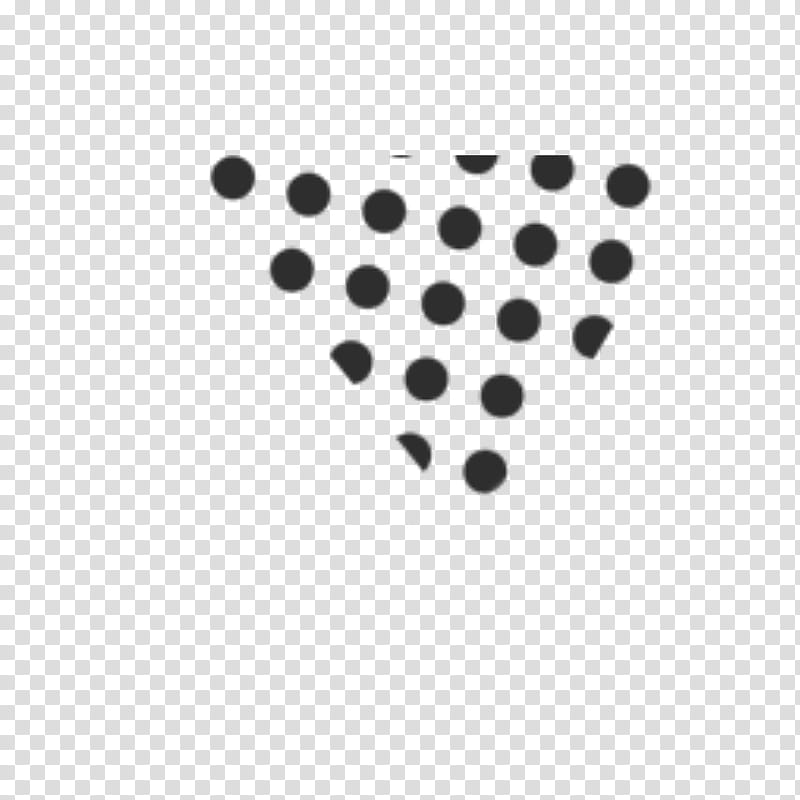 Brush, black polka-dots print transparent background PNG clipart