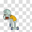 Squidward Tentacles transparent background PNG clipart