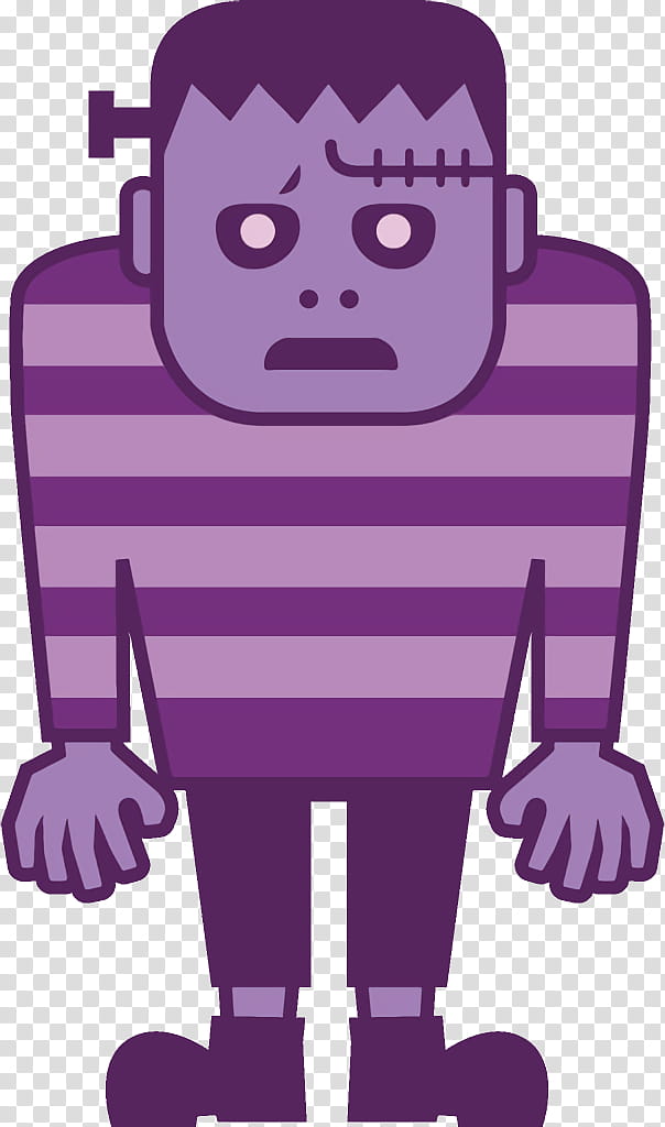 monster halloween, Halloween , Cartoon, Purple, Technology, Animation, Robot, Magenta transparent background PNG clipart