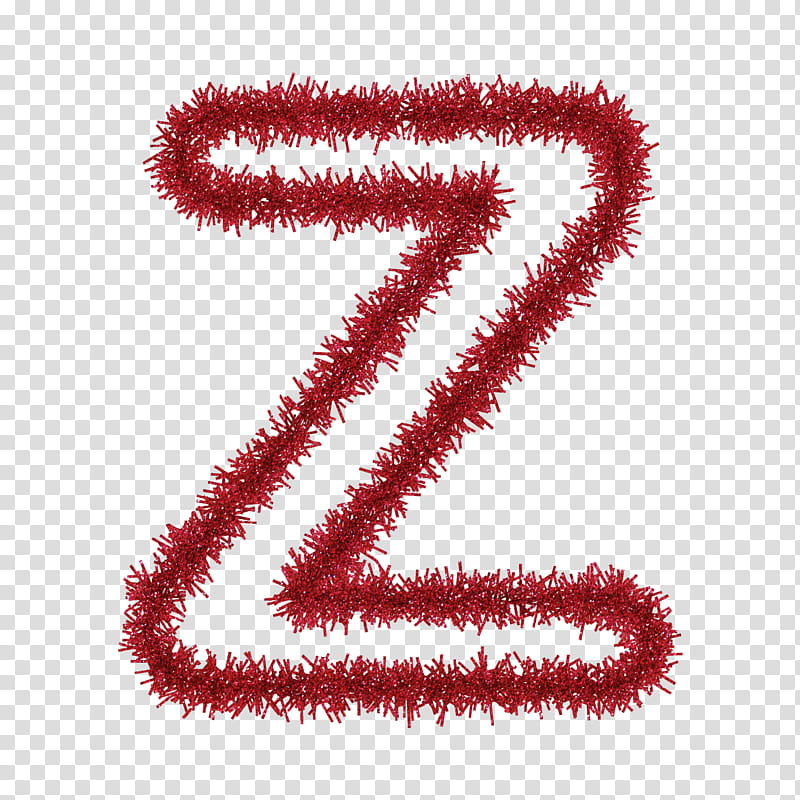TINSEL CAPITAL LETTERS s, letter Z tinsel transparent background PNG clipart