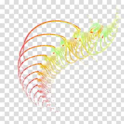 Flame Fractal Tubes, multicolored spiral transparent background PNG clipart