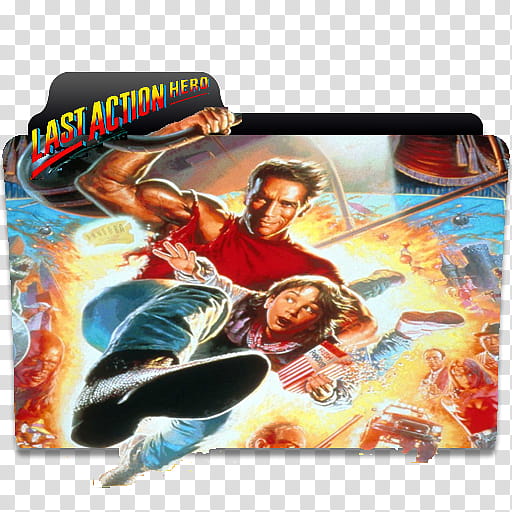 Epic  Movie Folder Icon Vol , Last Action Hero transparent background PNG clipart