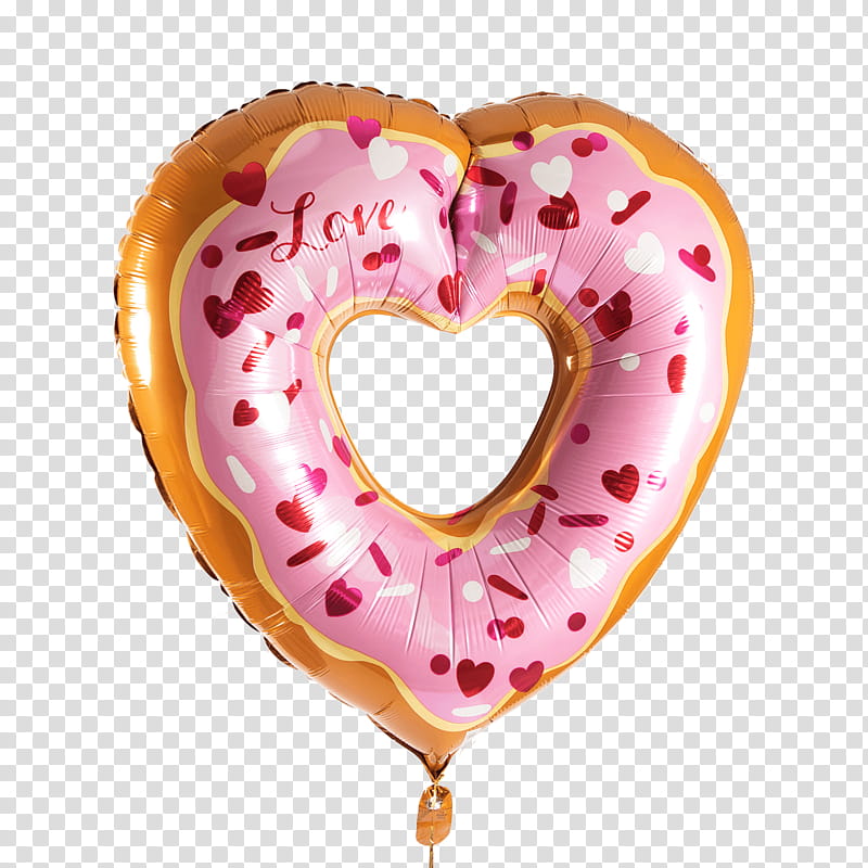 Love Background Heart, Balloon, Donuts, M095, Shape, Basket, Toy, Pink transparent background PNG clipart