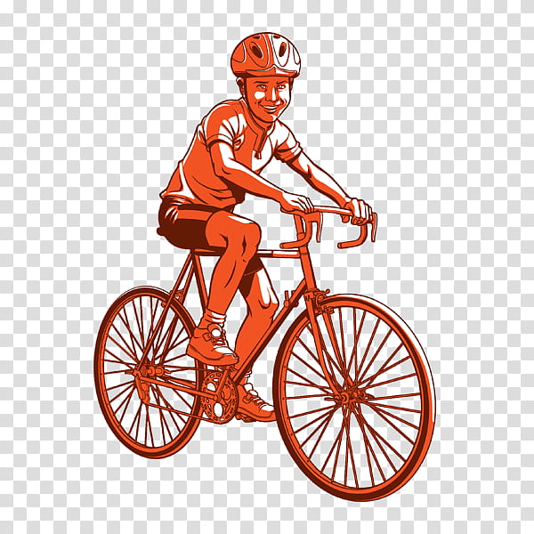 Orange, Land Vehicle, Bicycle, Cycling, Bicycle Wheel, Bicycle Accessory, Bicycle Part, Bicycle Frame transparent background PNG clipart