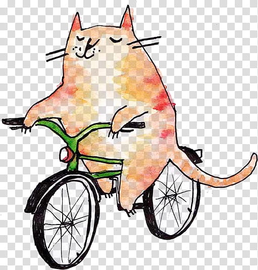 Dog And Cat, Bicycle, Cycling, Mountain Bike, Bicycle Shop, Bicycle Helmets, Motorcycle, Big Cat Fat Cat transparent background PNG clipart